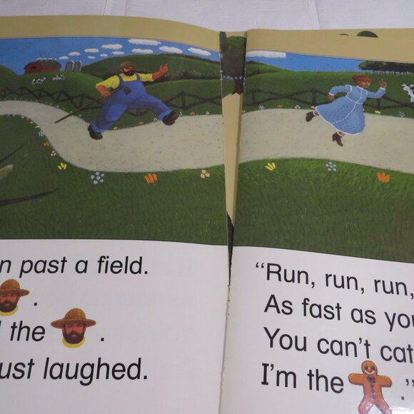 The Gingerbread Man (almost 2 feet tall) with (4) student story book LAMINATED - Picture 6 of 12